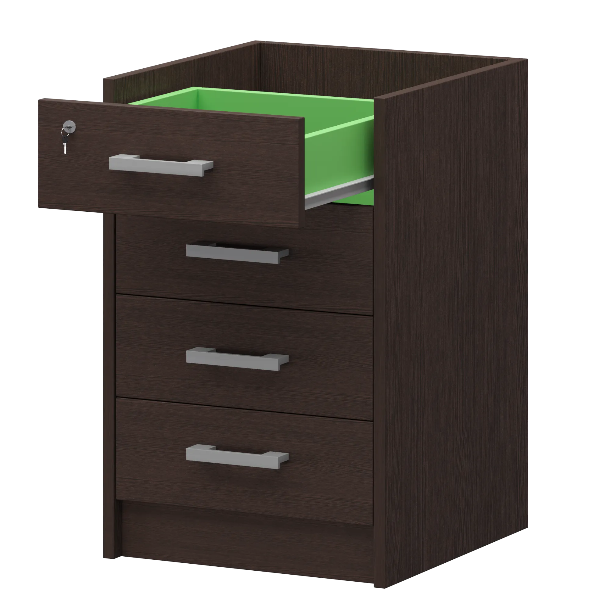 Каркас тумбы приставной Арго АТ-05 Дуб венге