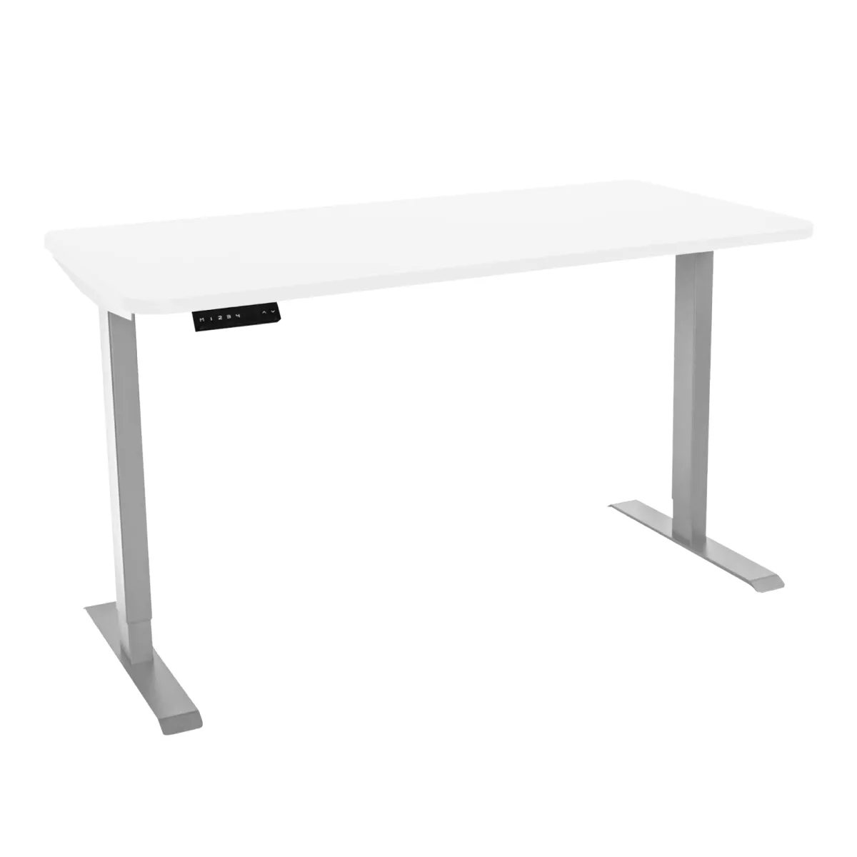 Стол с регулировкой высоты электрический LuxAlto LA-T33-2AR2 серый/белый 180*80*2.5
