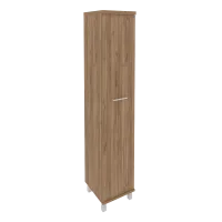 Шкаф высокий узкий левый First KSU-1.9(L) (дуб Табак)