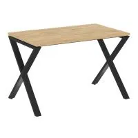 Стол рабочий на X-образных опорах VR.L-SRX-2.7 (тиквуд светлый/черный)