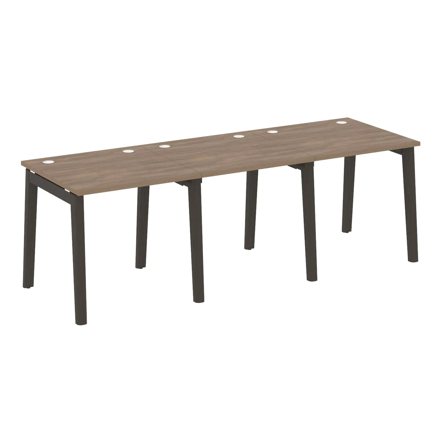 Рабочая станция (опоры - массив дерева, дуб темный) ONIX WOOD OW.RS-3.0.8