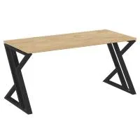 Стол рабочий на Z-образных опорах VR.L-SRZ-4.7 (тиквуд светлый/черный)