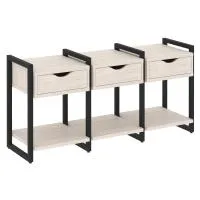 Тумба на регульруемых опорах наборная VR.L-TN-4.O (денвер светлый/черный)