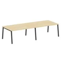 Переговорный стол (2 столешницы) на А-образном м/к Metal System БА.ПРГ-2.4