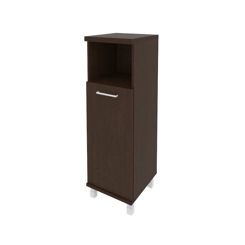 Шкаф средний узкий правый First KSU-2.1(R) (венге Цаво)