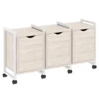 Тумба на колесных опорах наборная VR.L-TN-5.K (денвер светлый/белый)