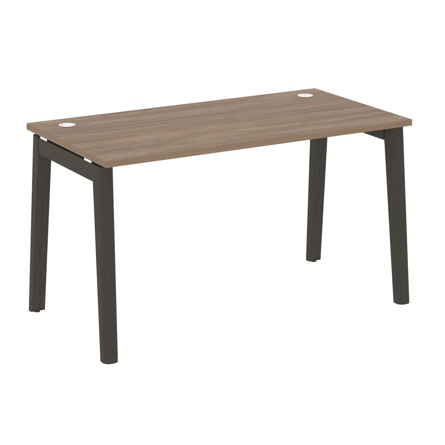 Стол письменный (опоры - массив дерева, дуб темный) ONIX WOOD OW.SP-3.7