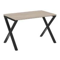 Стол рабочий на X-образных опорах VR.L-SRX-2.7 (дуб аттик/черный)