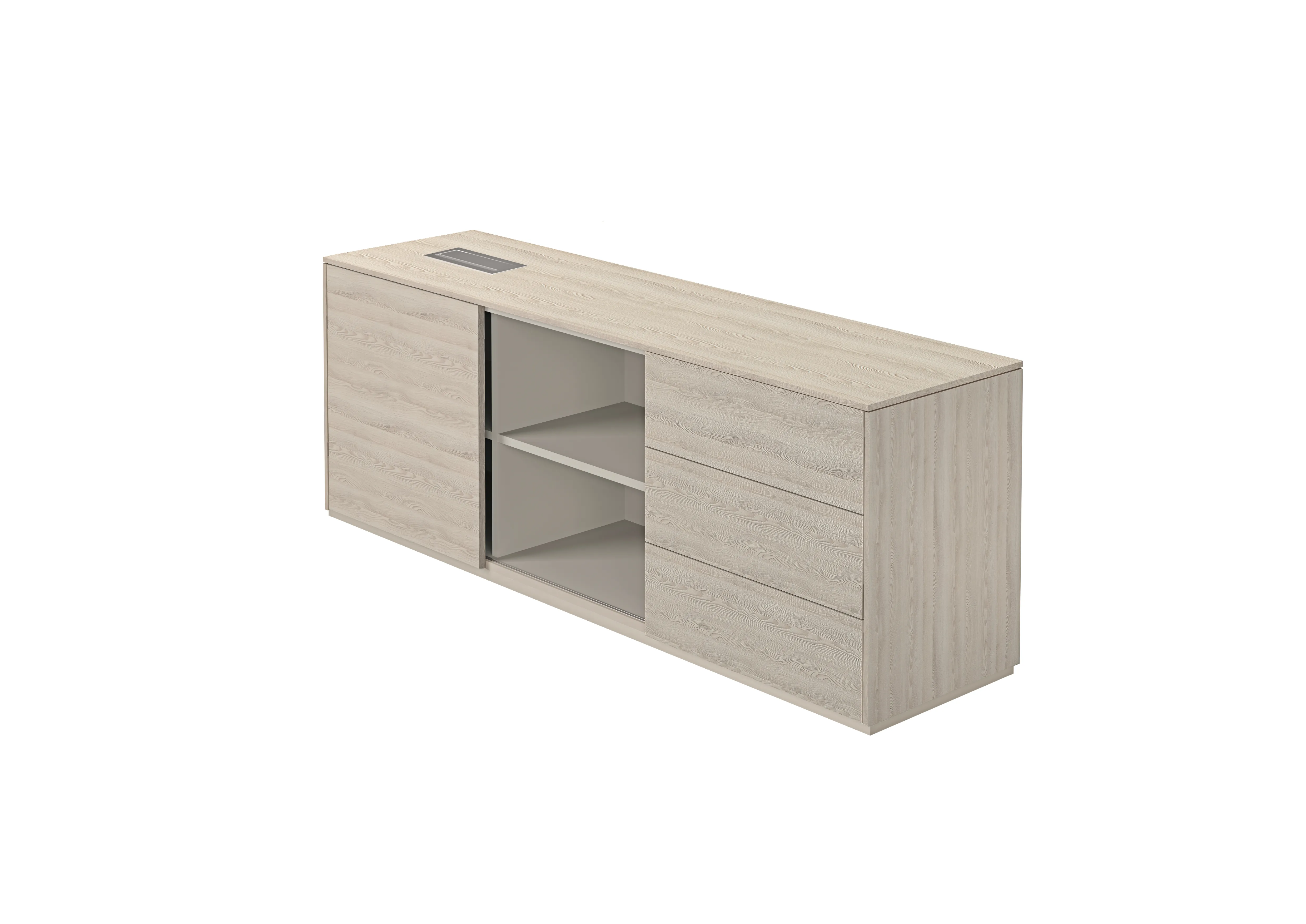 Тумба опорная правая, обвязка ясень наварра, фасады ясень наварра, Atlas NZ-0201.YN.YN.R