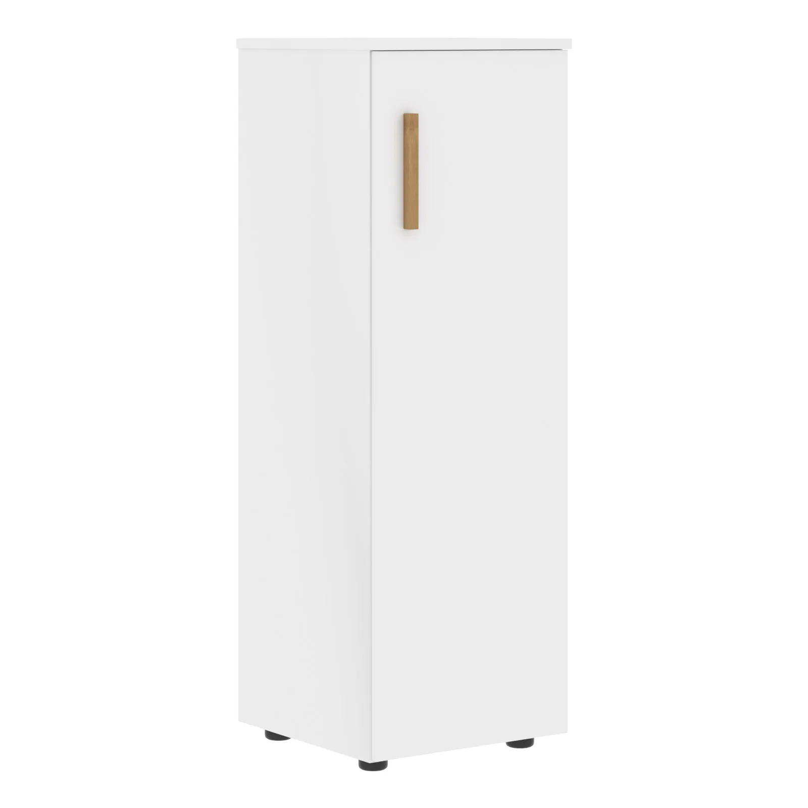 Шкаф колонка с глухой средней дверью FMC 40.1 (белый) Forta