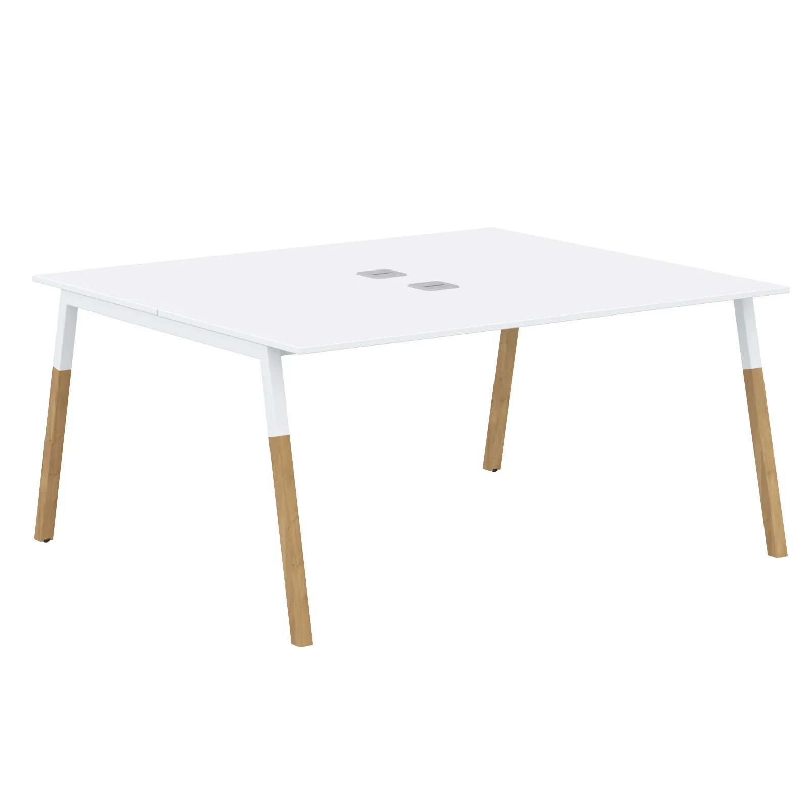 Рабочая станция FWST 1513 (белый/бук) Forta