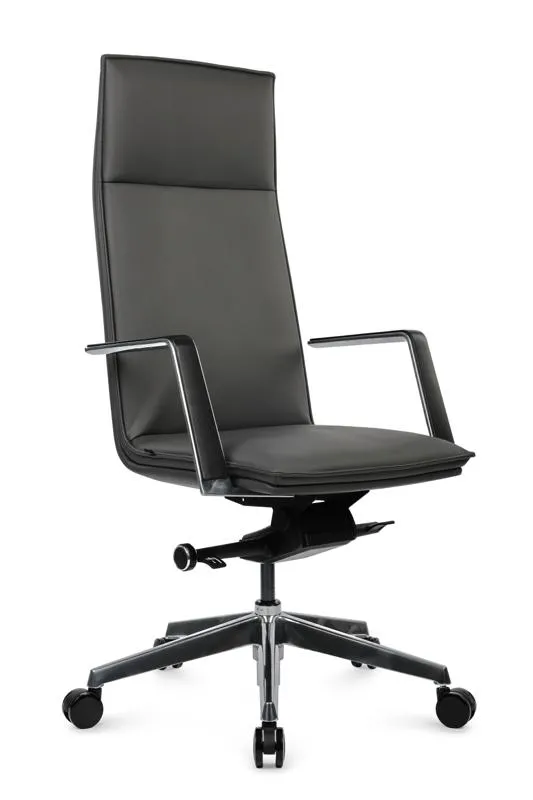 Кресло RV DESIGN Краун (Crown) A1819 кожа графит