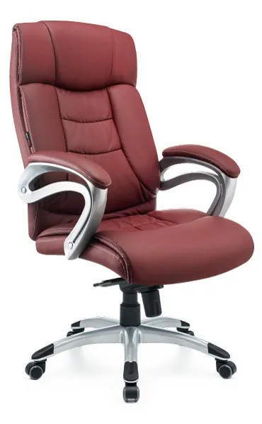 Кресло GK George Premium Burgundy экокожа бордовая