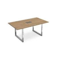 Стол переговорный на О-образных опорах Gloss Line НСП-О.938