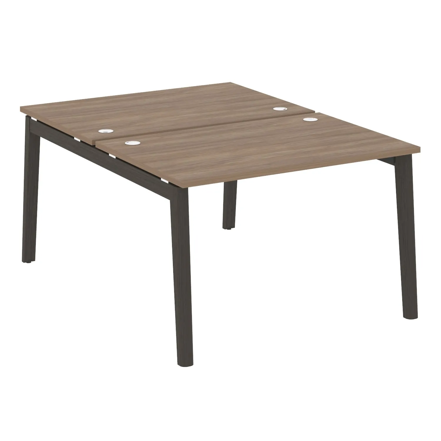 Рабочая станция (опоры - массив дерева, дуб темный) ONIX WOOD OW.D.RS-2.2.8