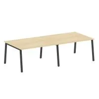 Переговорный стол (2 столешницы) на А-образном м/к Metal System БА.ПРГ-2.3