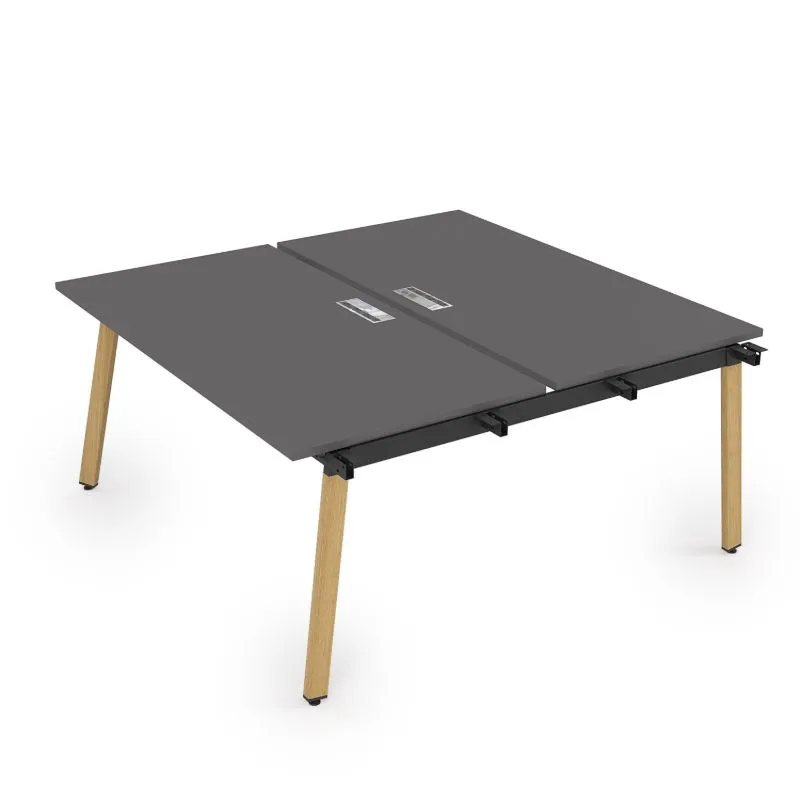 Стол системы БЕНЧ на 2 рабочих места, начальный модуль Arredo 10БДН.269 (ivor wood)