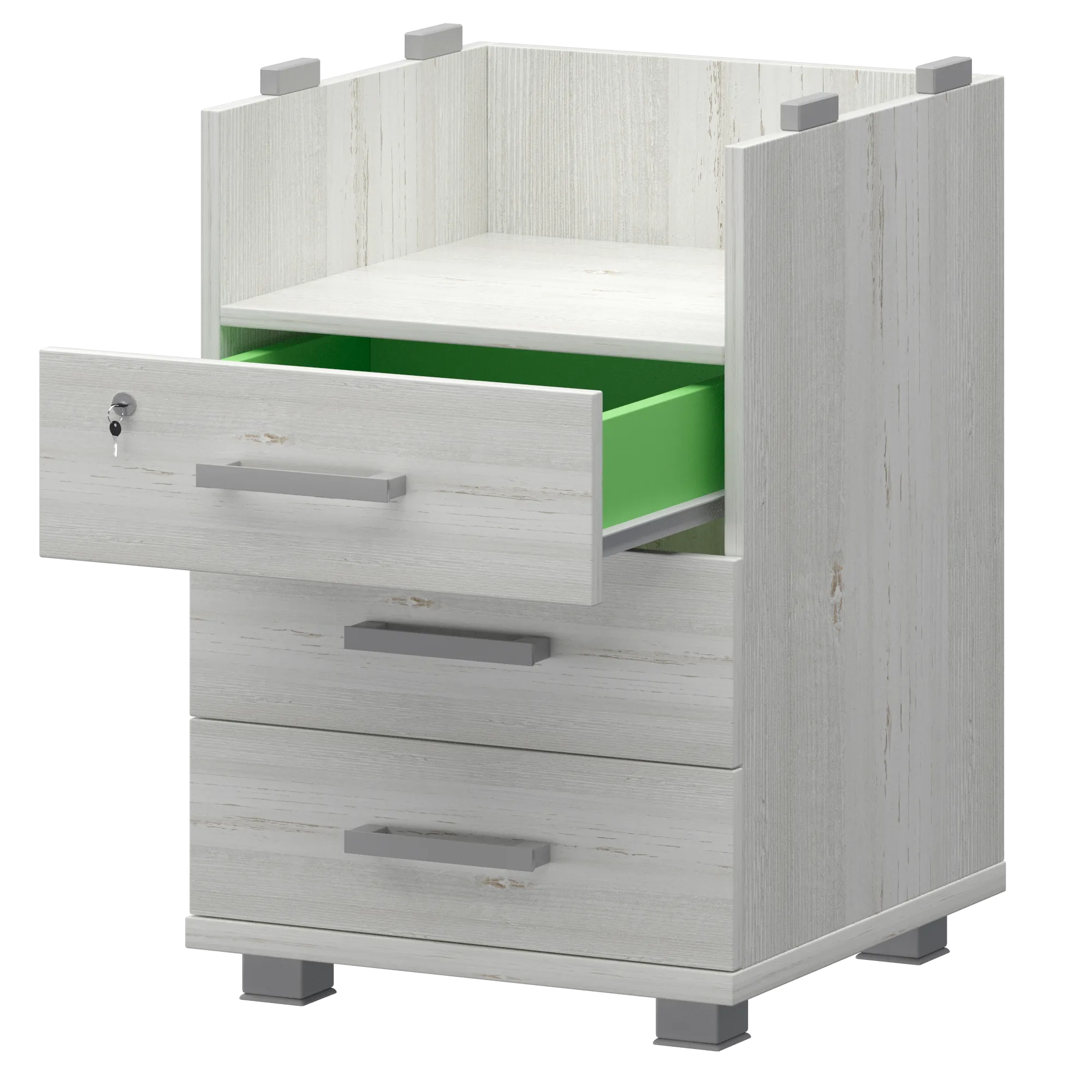 Каркас приставной тумбы Аргентум НТ-320 Сосна винтер