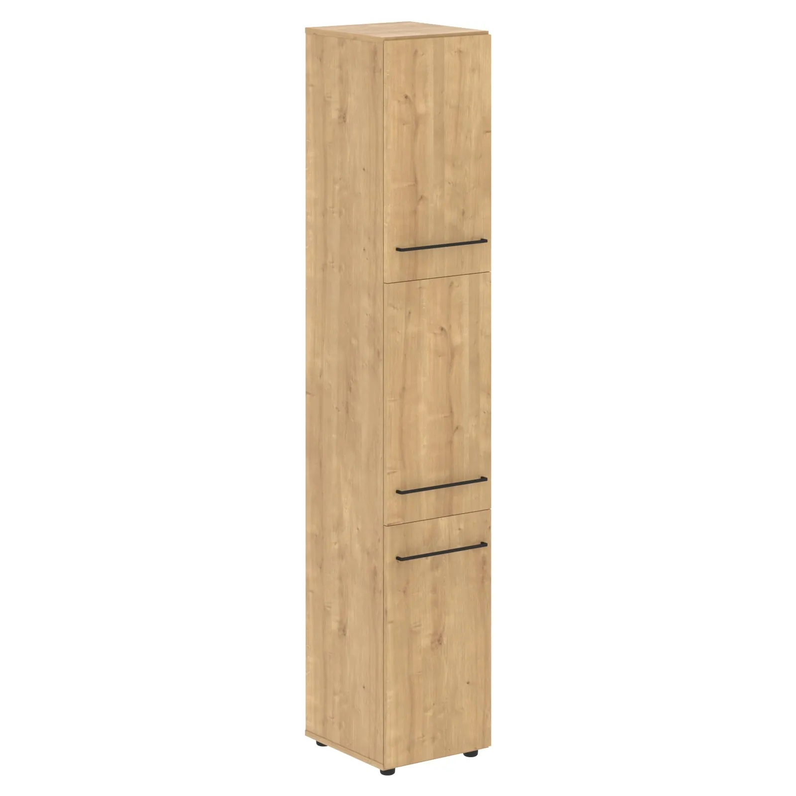 Шкаф колонка с глухими малыми дверьми, дуб Бофорд, Loftis LHC 40.8