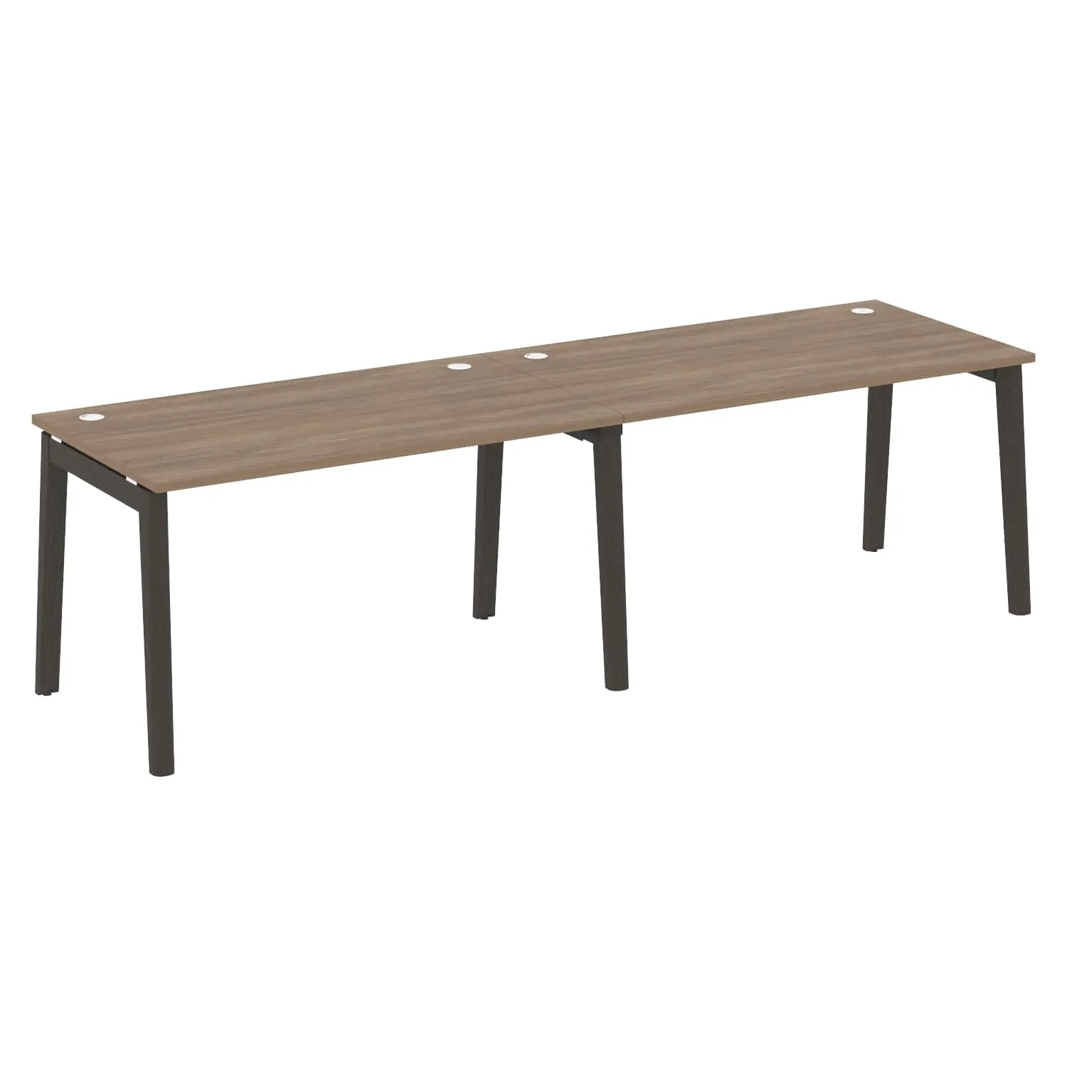 Рабочая станция (опоры - массив дерева, дуб темный) ONIX WOOD OW.RS-2.3.8