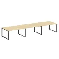 Переговорный стол (3 столешницы) на О-образном м/к Metal System БО.ПРГ-3.4