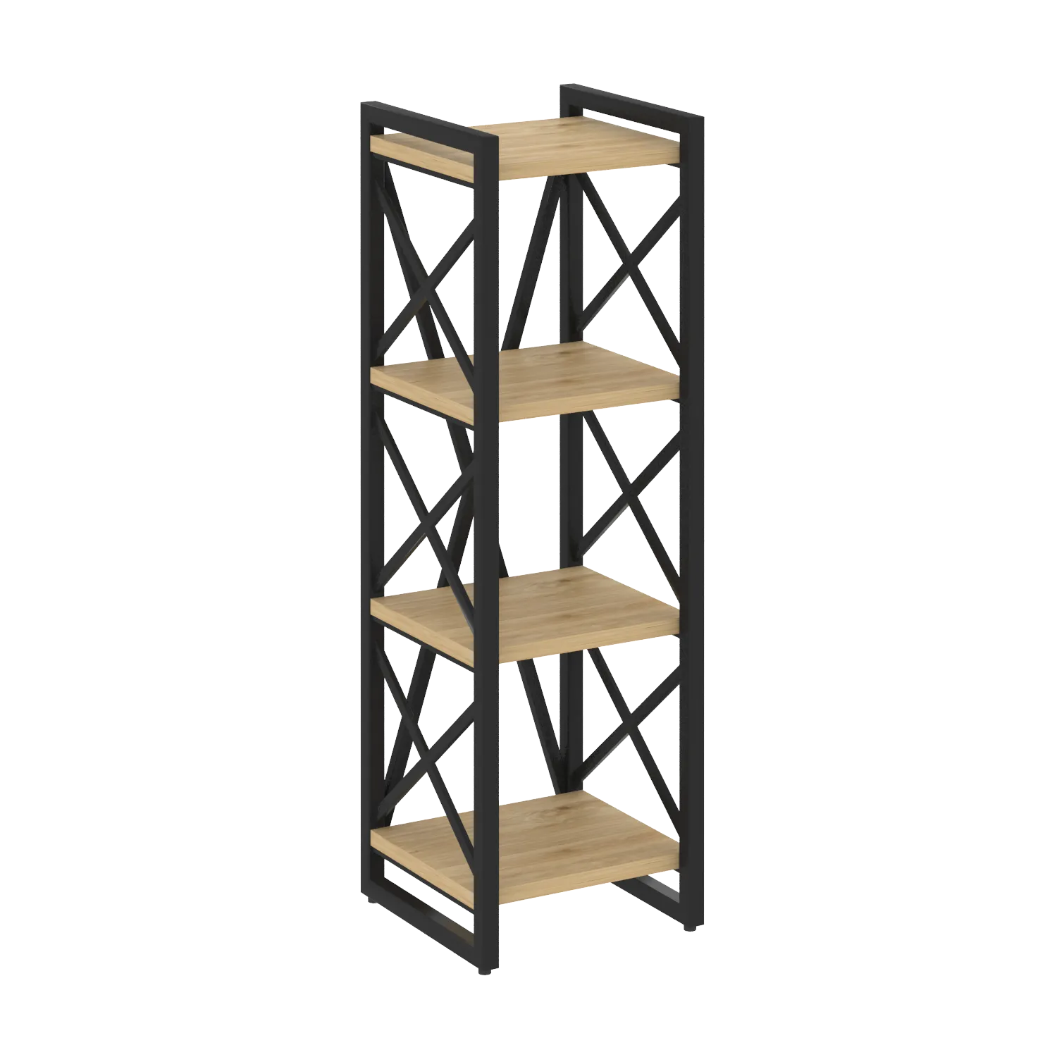 Стеллаж Loft на регулируемых опорах - 4 полки VR.L-MST.O-4.4