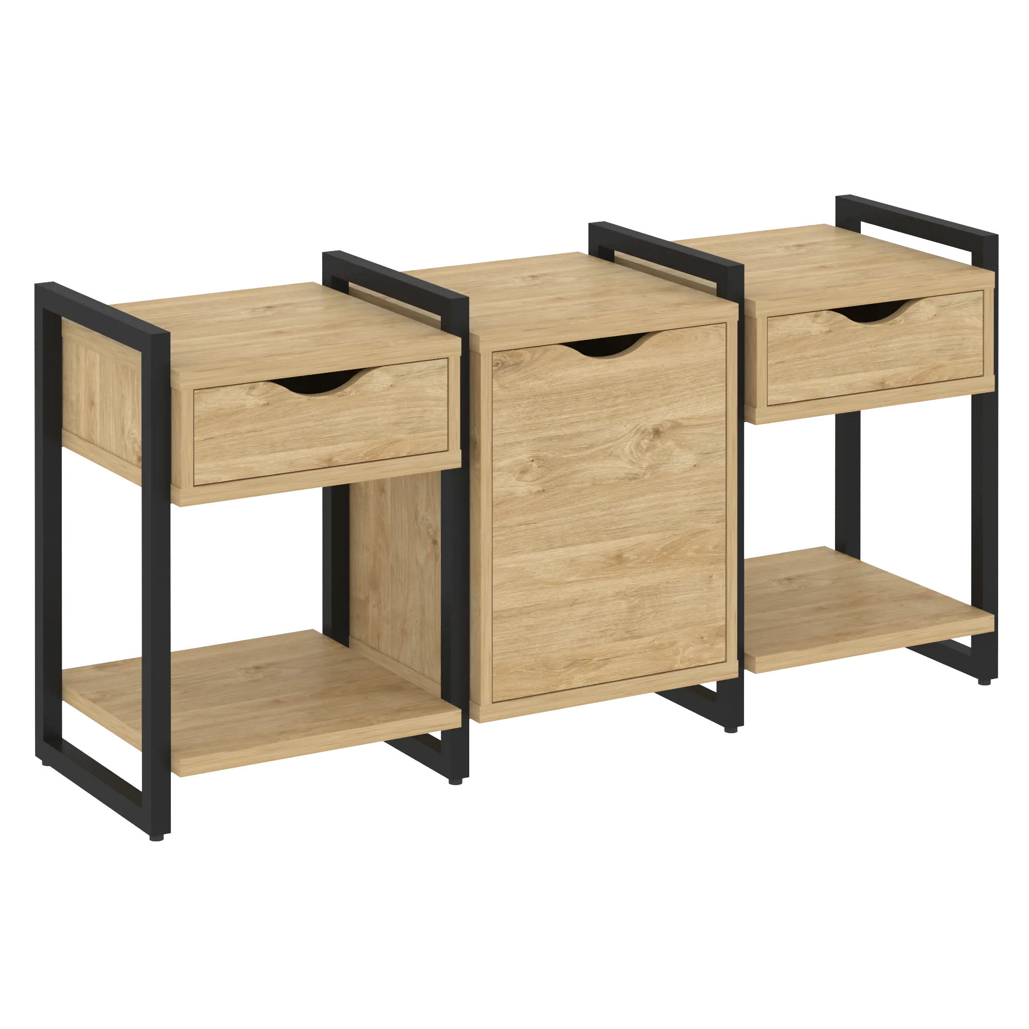 Тумба Loft на регулируемых опорах наборная VR.L-TN-6.O