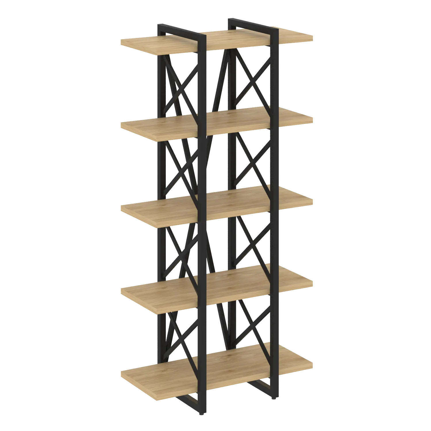 Стеллаж Loft на регулируемых опорах - 5 полки VR.L-MST.O-5.4V