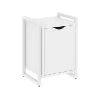 Тумба на регульруемых опорах с распашным фасадом VR.L-T2.O (белый брилиант/белый)