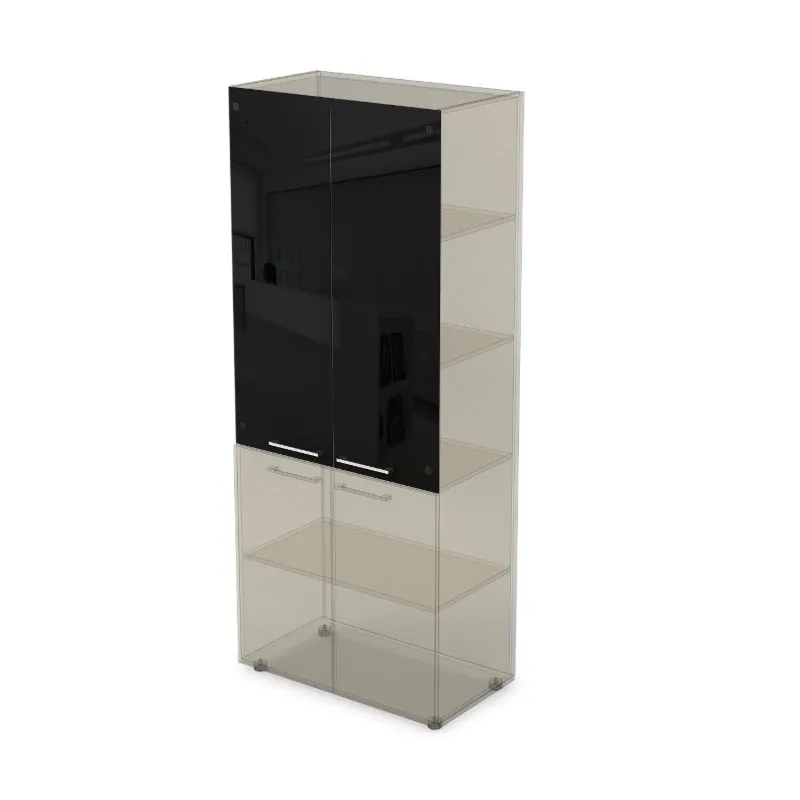 Комплект фасадов, стекло черный глянец Arredo 10ФКс.001