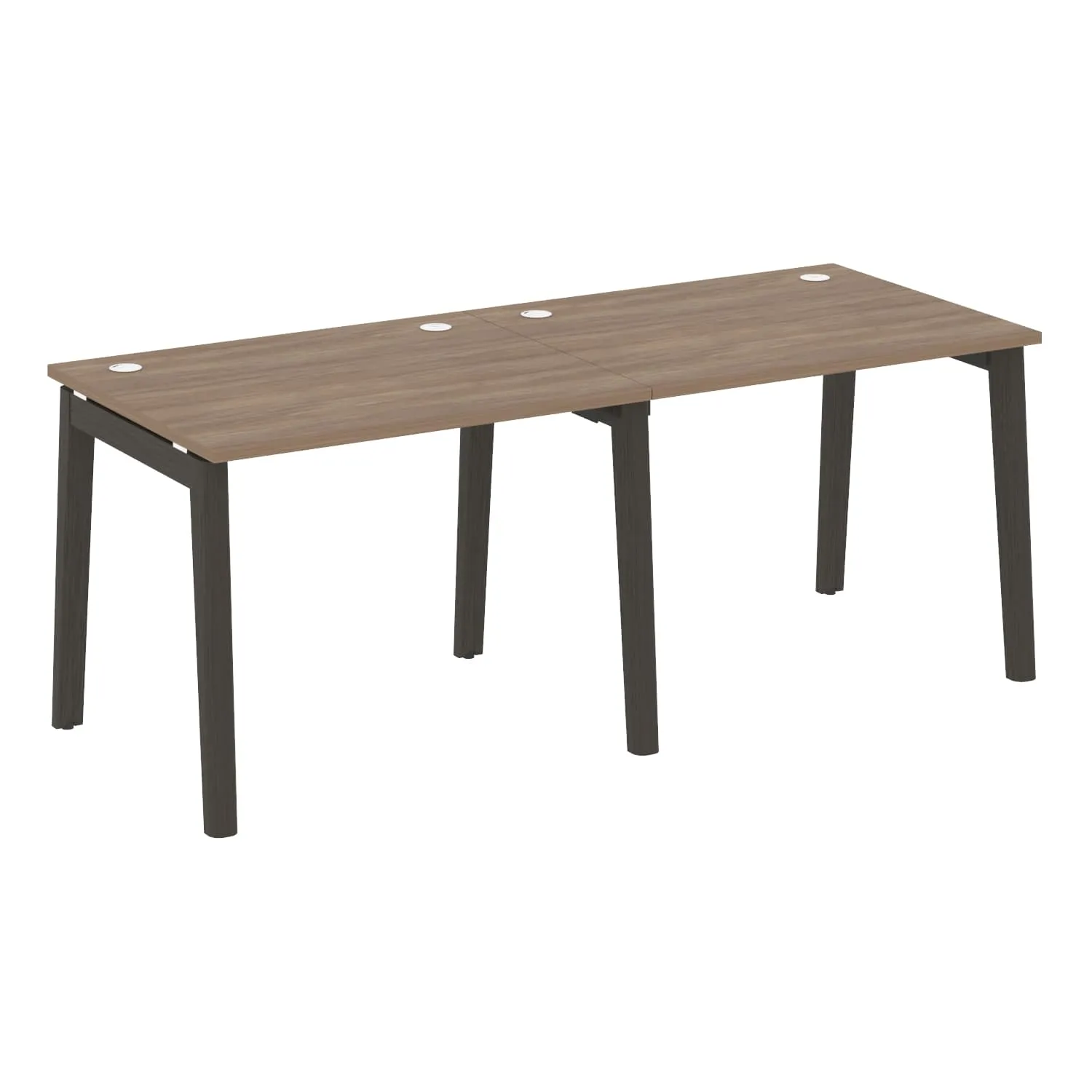 Рабочая станция (опоры - массив дерева, дуб темный) ONIX WOOD OW.RS-2.1.8