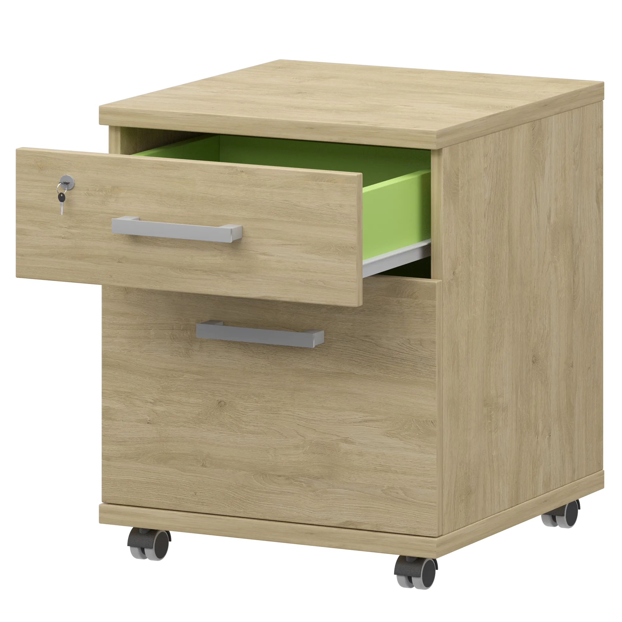 Тумба подкатная с файловым ящиком Аргентум НТ-330Ф Баттл Рок