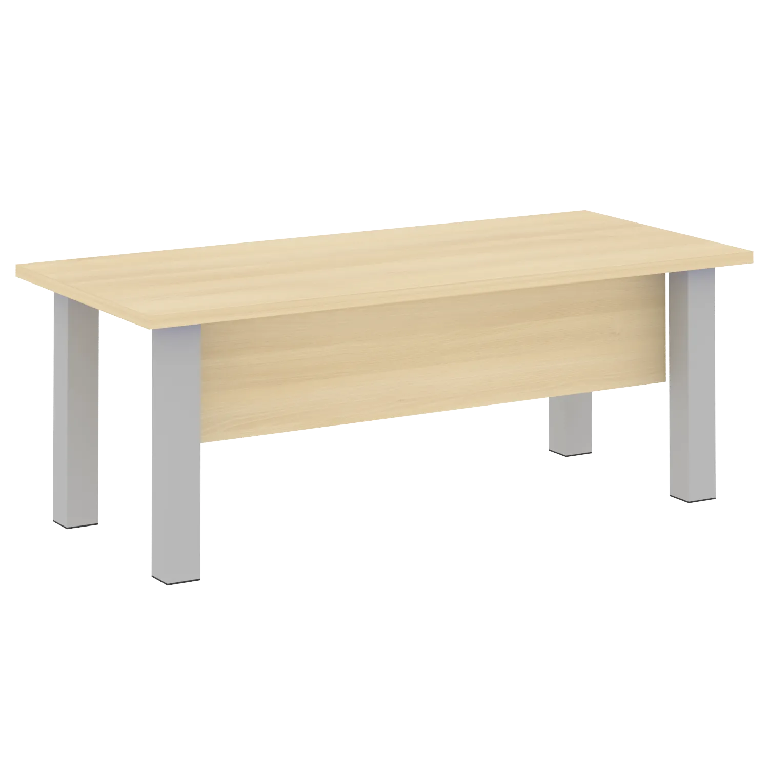 Стол руководителя прямой (опоры серые) Yalta LT.D-20.1 акация лорка