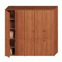 Шкаф комбинированный высокий 10 дверей (закрытый + закрытый узкий + закрытый) Престиж Исп.58