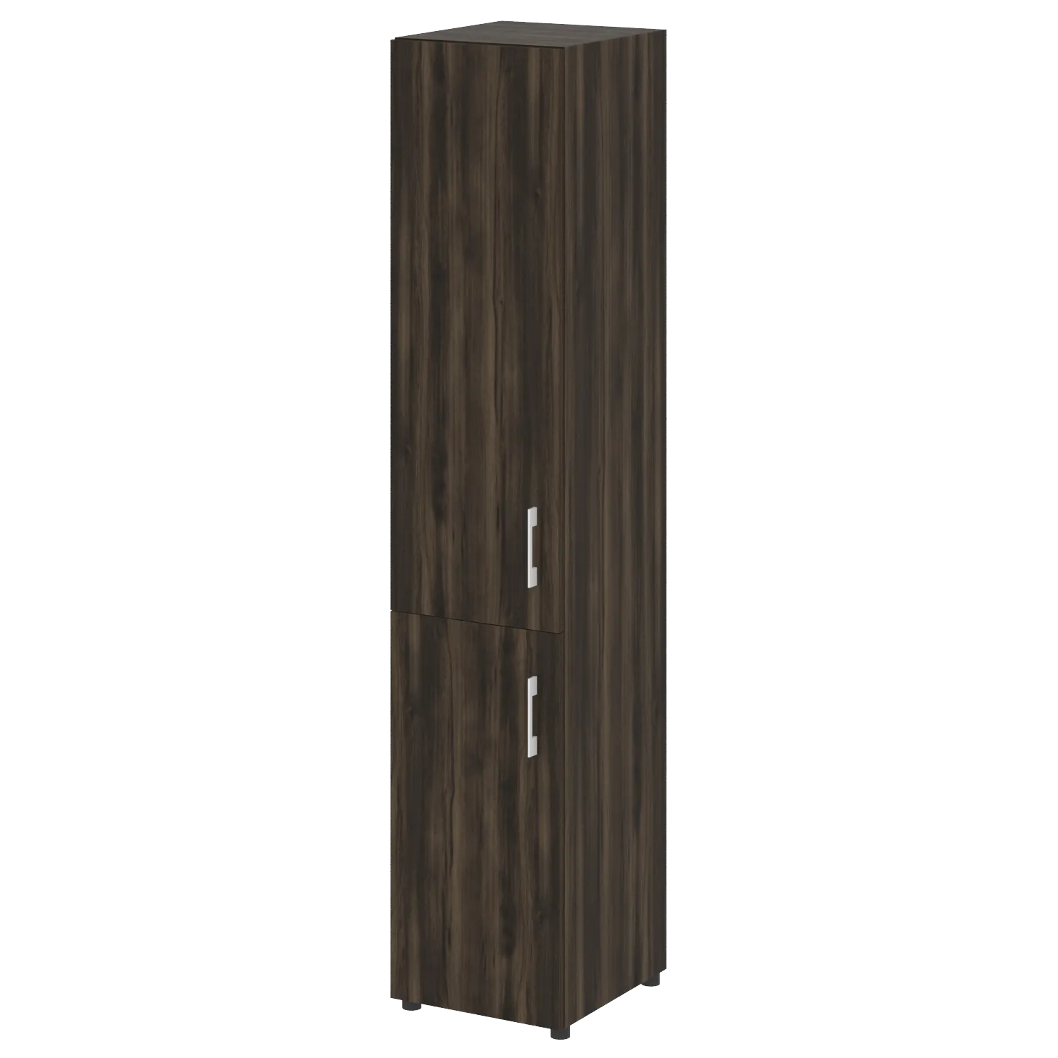 Шкаф высокий узкий левый (1 низкий фасад ЛДСП + 1 средний фасад ЛДСП) Yalta LT.SU-1.3 L/R дуб мали