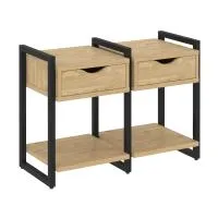 Тумба на регульруемых опорах наборная VR.L-TN-1.O (тиквуд светлый/черный)