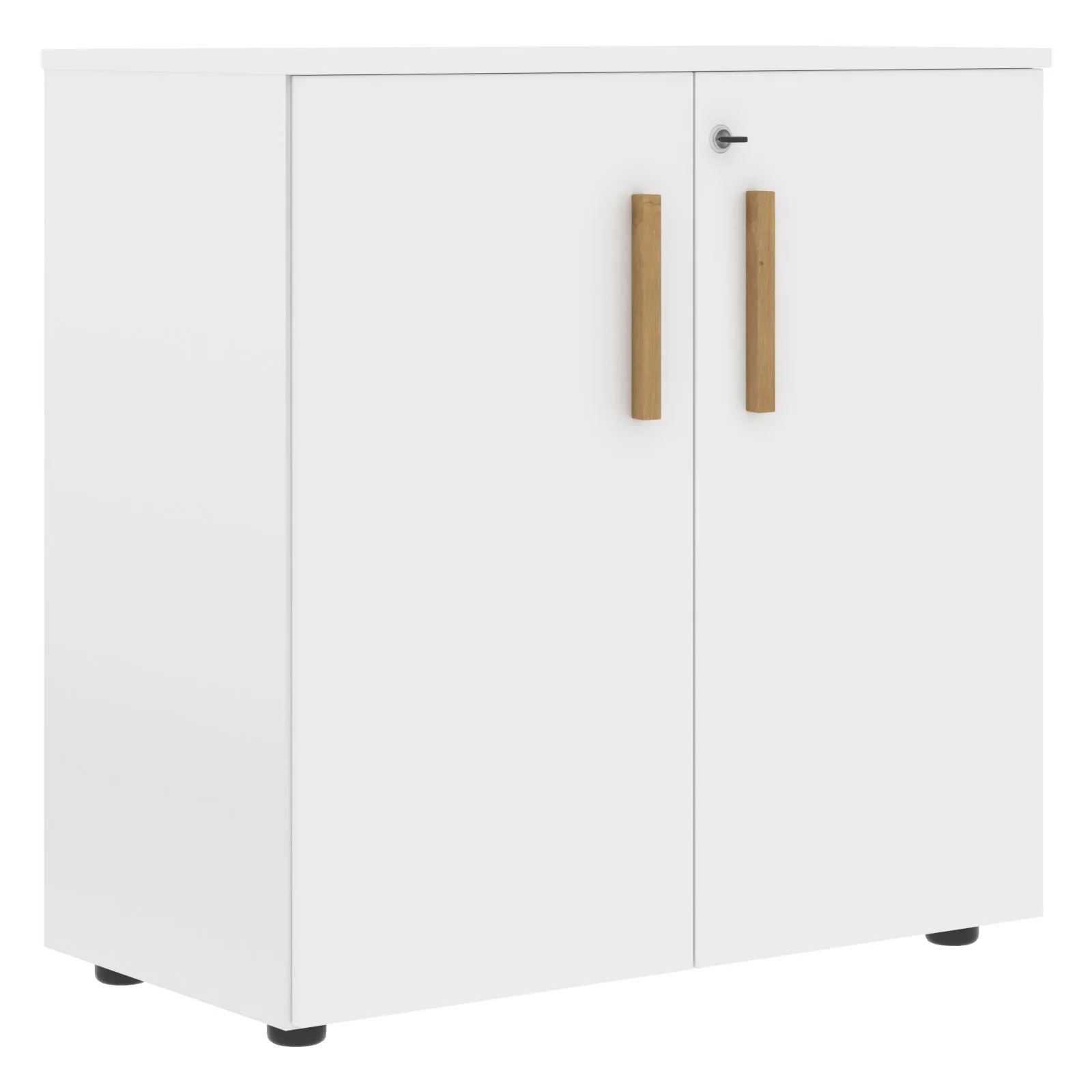 Шкаф с глухими малыми дверьми FLC 80.1(Z) (белый) Forta