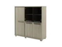 Шкаф трехсекционный для документов левый Vestar Z-33-12Л (двери в тон каркаса)