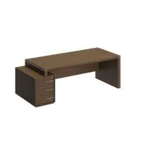 Стол руководителя левый на опорной тумбе малой ВЛ 148 - Velar