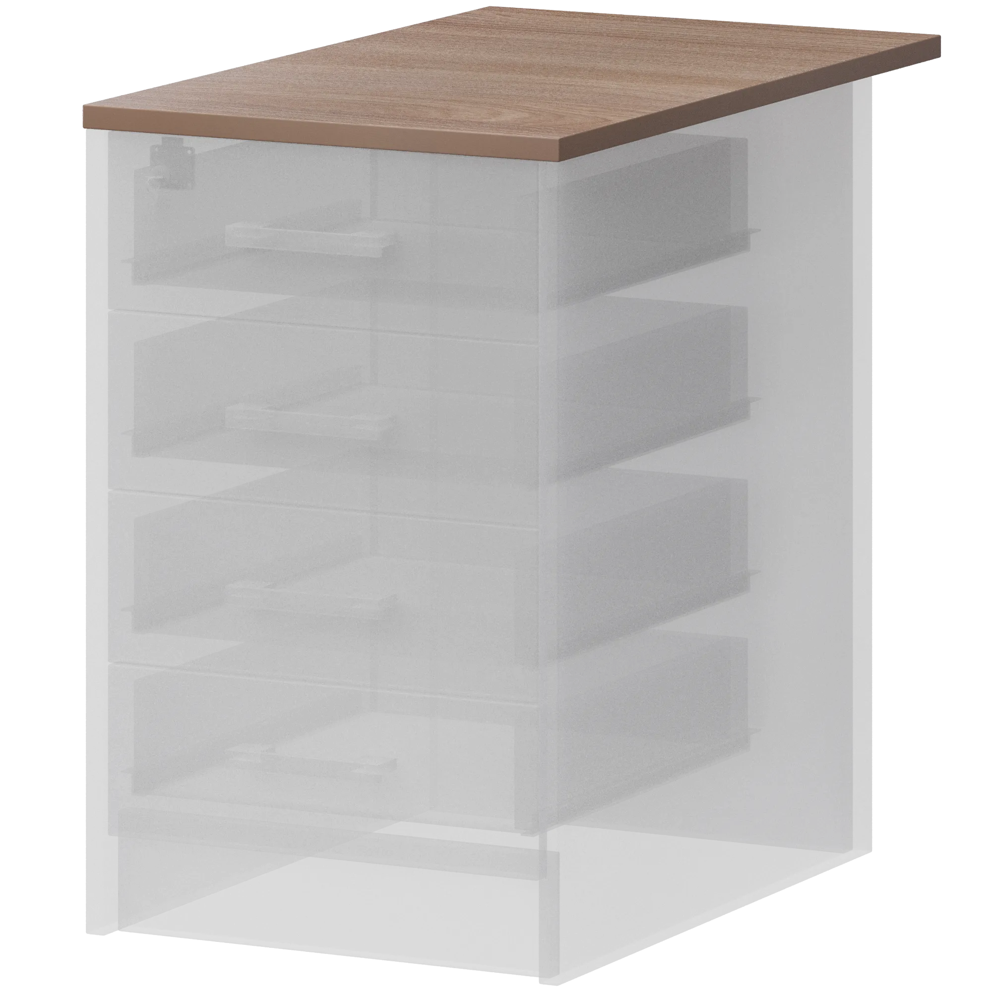 Крышка к тумбе приставной (АТ-07) Арго А-707 Темный шимо