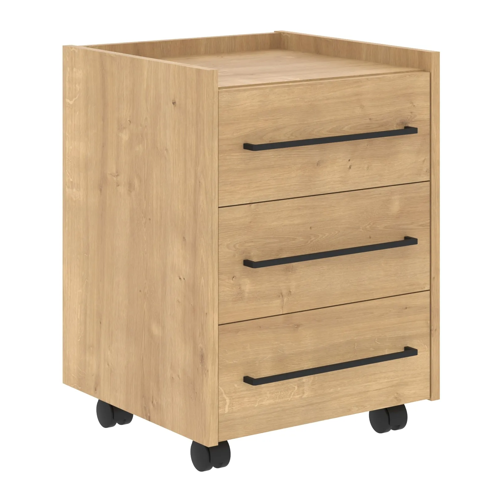 Тумба мобильная, дуб Бофорд, Loftis LMC-3D