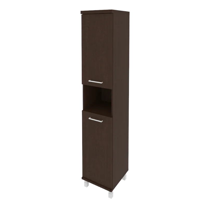 Шкаф высокий узкий правый First KSU-1.5(R) (венге Цаво)