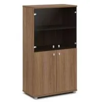 Шкаф комбинированный со стеклянными дверями Vasanta V-664