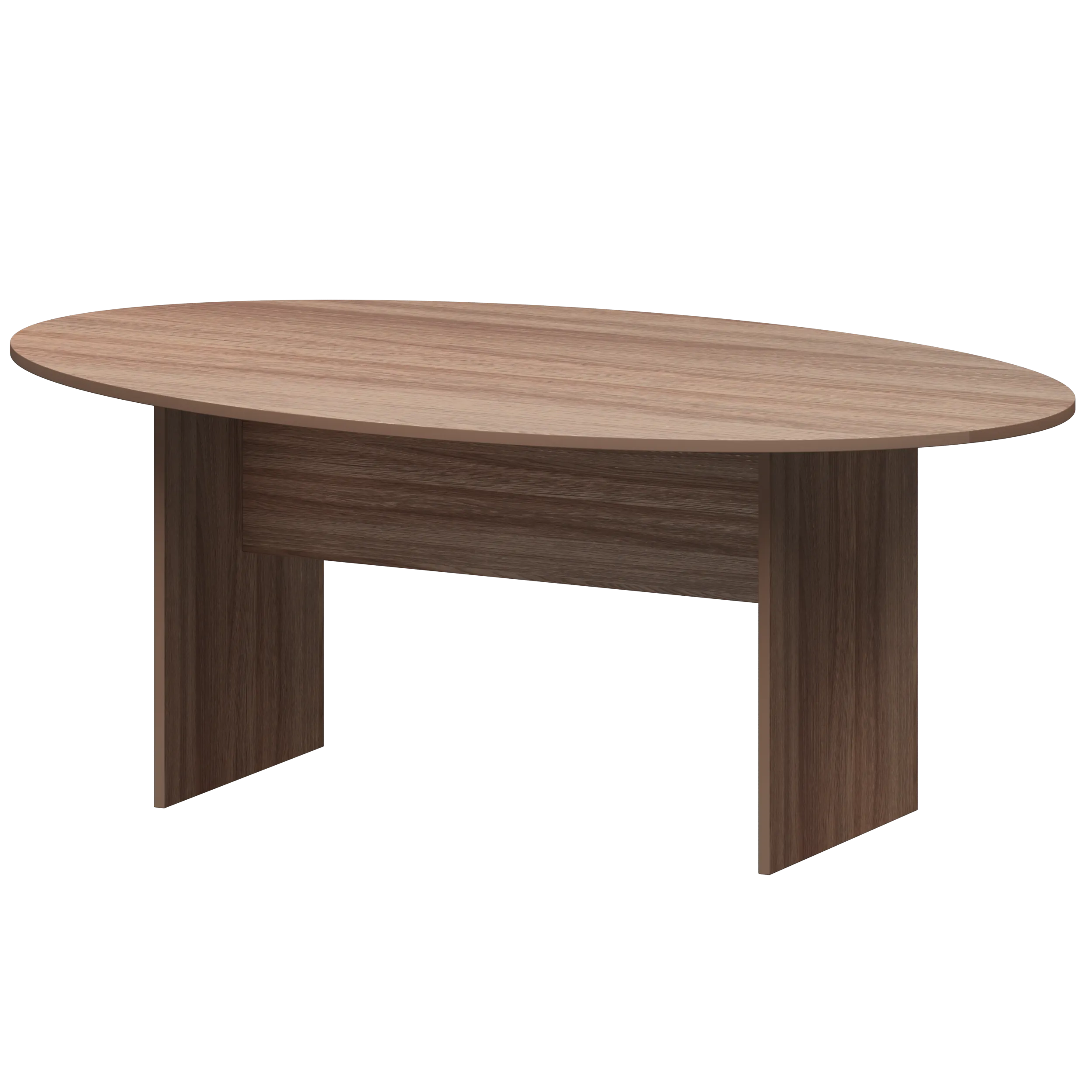 Стол для переговоров овальный Арго А-028 Темный шимо