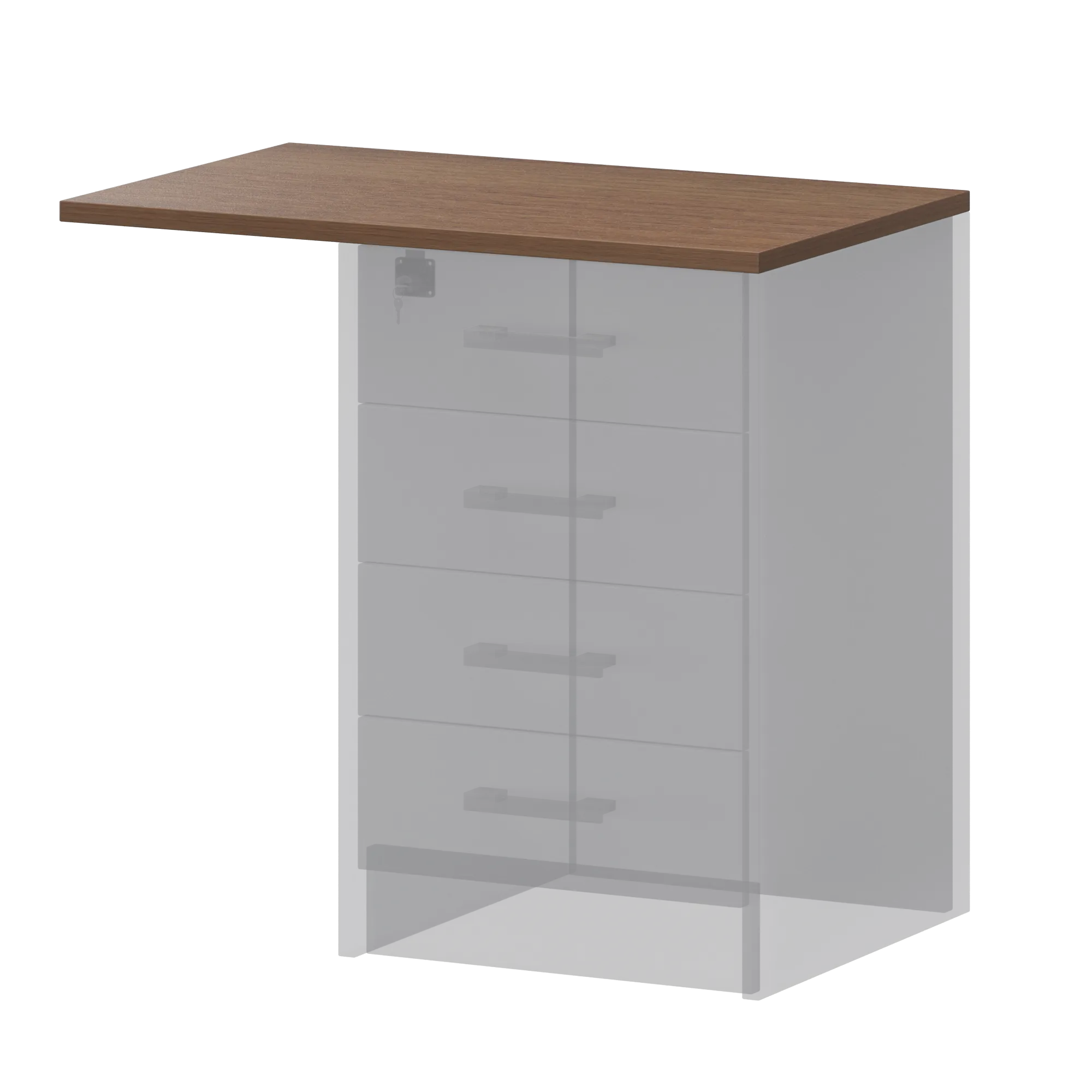 Крышка к тумбе приставной (АТ-05) Арго А-706 Орех гварнери