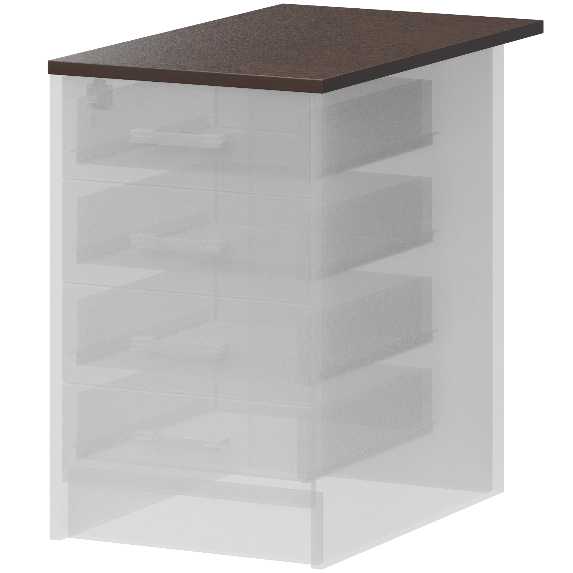 Крышка к тумбе приставной (АТ-07) Арго А-707 Дуб венге