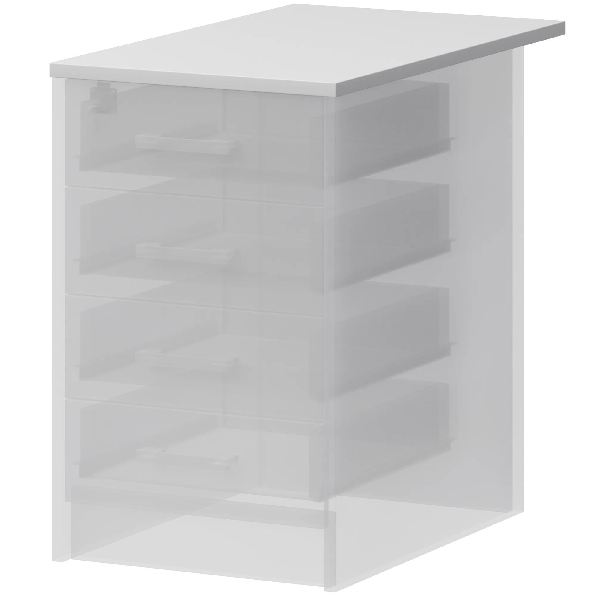 Крышка к тумбе приставной (АТ-07) Арго А-707 Белый