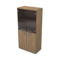 Шкаф высокий комбинированный со стеклом Gloss 9Ш.004.6