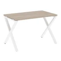Стол рабочий на X-образных опорах VR.L-SRX-2.7 (дуб аттик/белый)