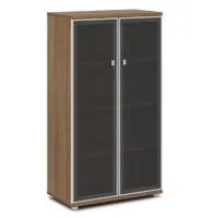 Шкаф со стеклянными дверями в алюминиевой раме Vasanta V-665